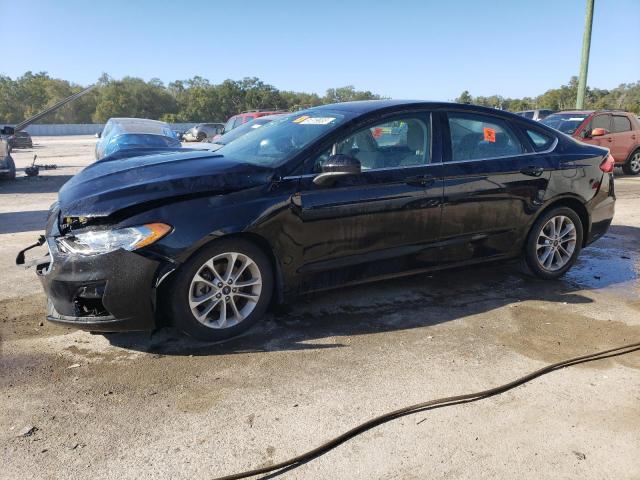 3FA6P0HDXLR143061 - 2020 FORD FUSION SE BLACK photo 1