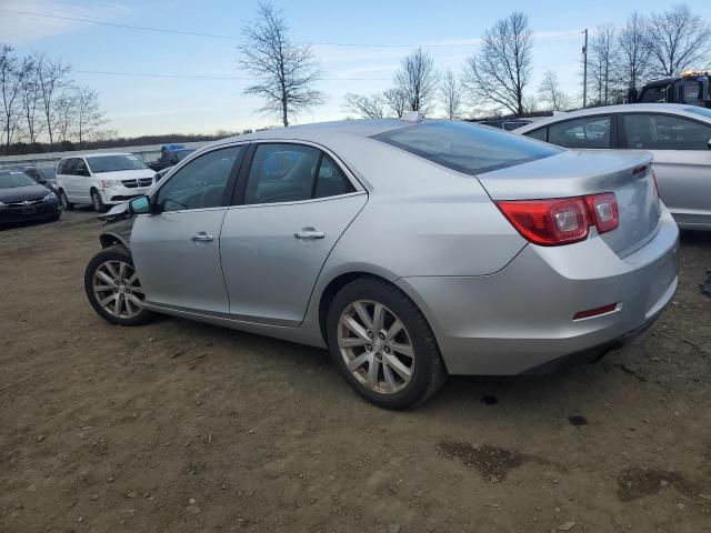 1G11H5SLXEU137974 - 2014 CHEVROLET MALIBU LTZ ვერცხლისფერი ფოტო 2