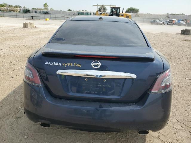 1N4AA5APXEC493949 - 2014 NISSAN MAXIMA S BLUE photo 6