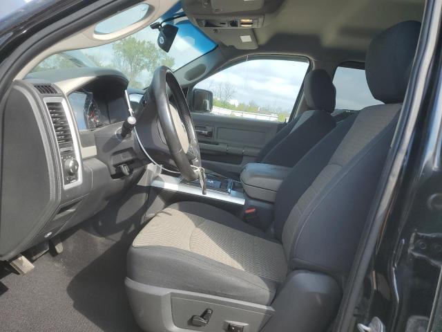 1C6RD7LT3CS125956 - 2012 DODGE RAM 1500 SLT أسود صورة 7