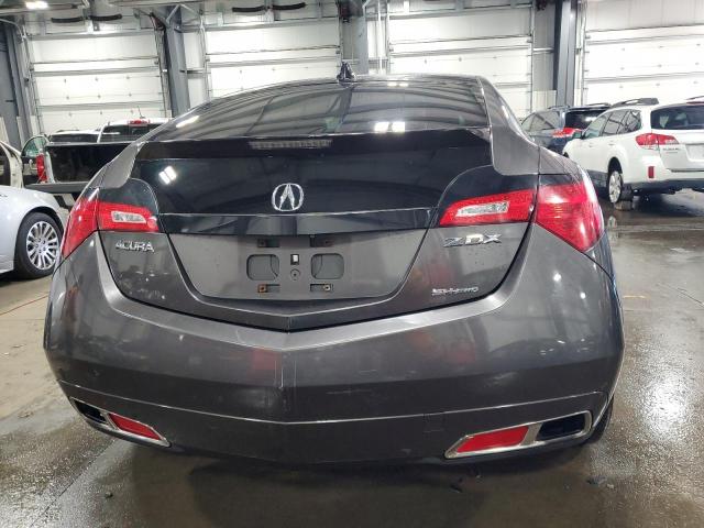 2HNYB1H43AH502034 - 2010 ACURA ZDX TECHNOLOGY ნაცრისფერი ფოტო 6