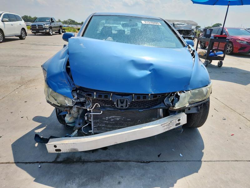 1HGFA16509L000030 - 2009 HONDA CIVIC LX BLUE photo 5