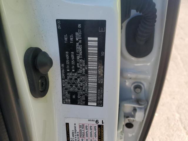 JTJSARDZ8M5020313 - 2021 LEXUS NX 300 BASE 白色 照片 12