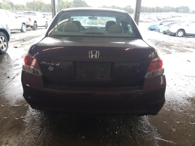 1HGCP2F79AA176292 - 2010 HONDA ACCORD EX MAROON photo 6