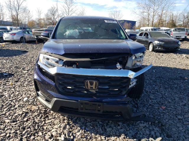 5FNYF8H55RB018184 - 2024 HONDA PASSPORT EXL BLUE photo 5