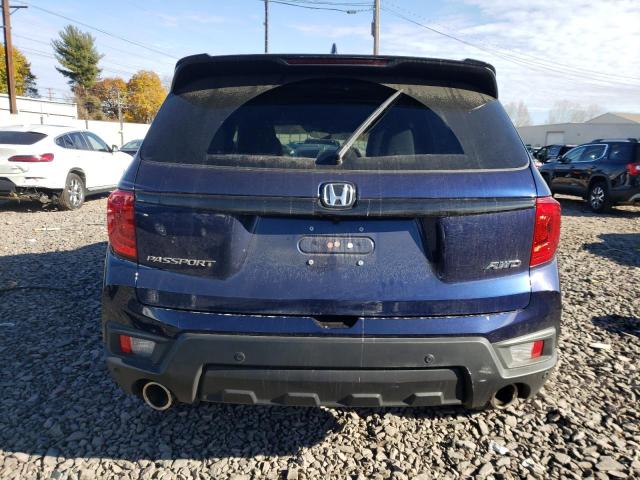 5FNYF8H55RB018184 - 2024 HONDA PASSPORT EXL BLUE photo 6