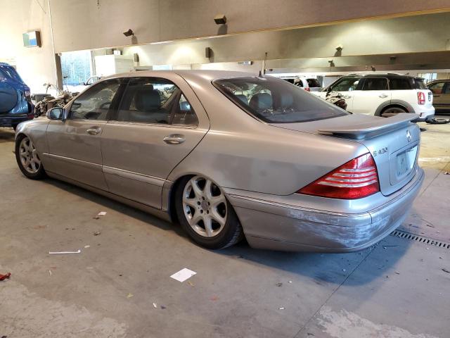 WDBNG83J04A401308 - 2004 MERCEDES-BENZ S 430 4MATIC SILVER photo 2