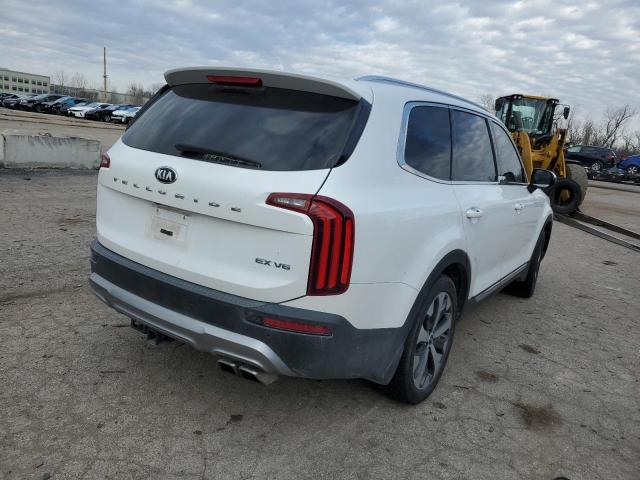 5XYP34HC4LG085449 - 2020 KIA TELLURIDE EX WHITE photo 3