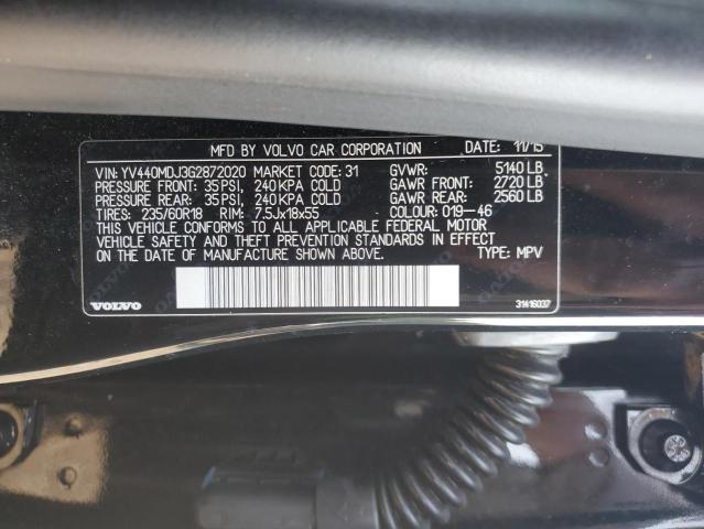 YV440MDJ3G2872020 - 2016 VOLVO XC60 T5 Qara foto 13