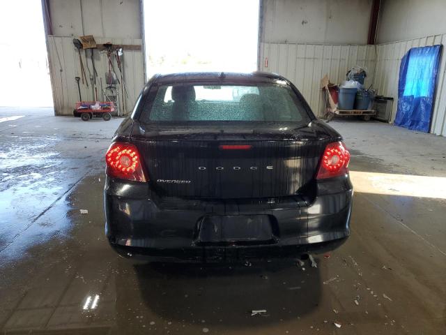 1C3CDZAB1CN265558 - 2012 DODGE AVENGER SE BLACK photo 6