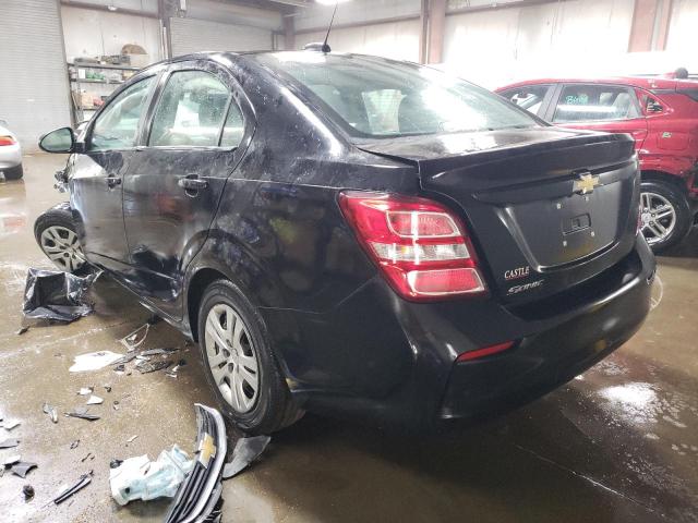 1G1JB5SH9H4142455 - 2017 CHEVROLET SONIC LS BLACK photo 2