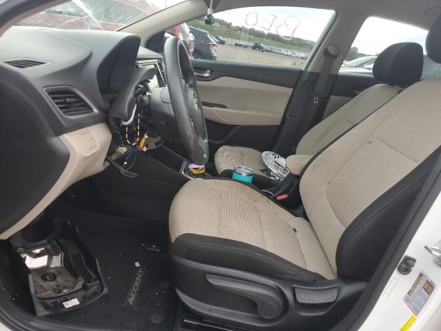 3KPC24A68LE125843 - 2020 HYUNDAI ACCENT SE WHITE photo 7