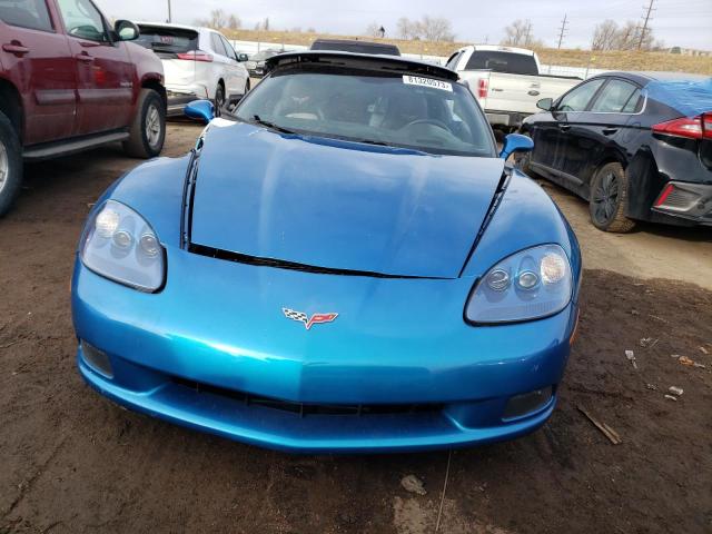 1G1YY26W185107679 - 2008 CHEVROLET CORVETTE BLUE photo 5