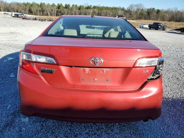 4T1BF1FK8EU864246 - 2014 TOYOTA CAMRY L RED photo 6