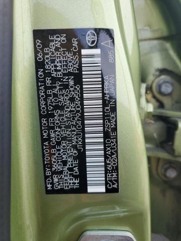 JTKKU10479J049556 - 2009 TOYOTA SCION XD GREEN photo 12