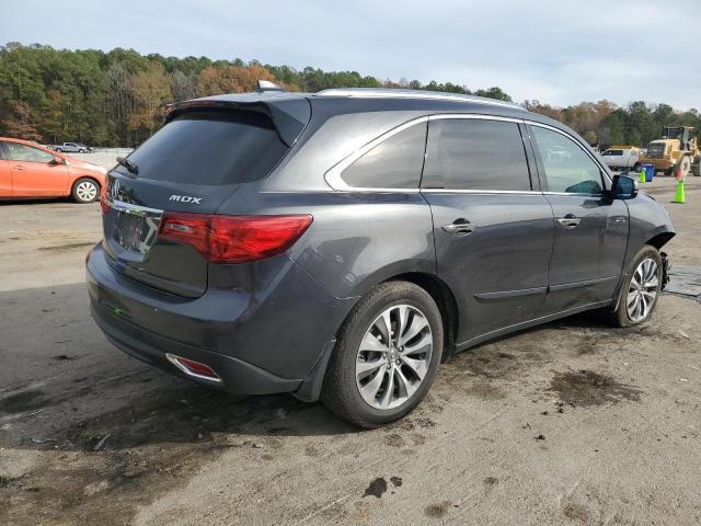 5FRYD3H48EB006300 - 2014 ACURA MDX TECHNOLOGY GRAY photo 3