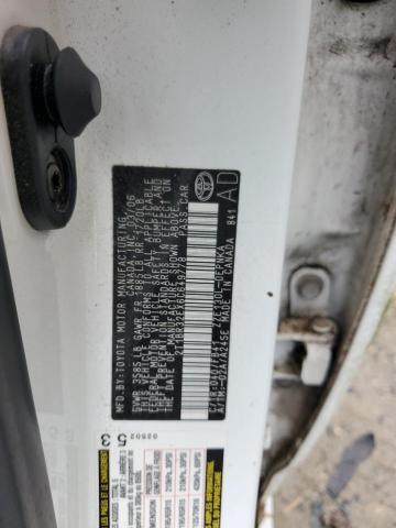 2T1BR32EX6C649778 - 2006 TOYOTA COROLLA CE თეთრი ფოტო 13