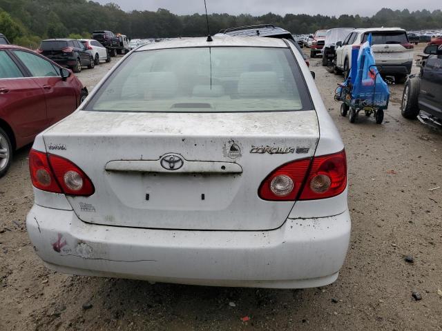 2T1BR32EX6C649778 - 2006 TOYOTA COROLLA CE თეთრი ფოტო 6