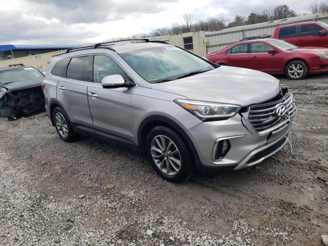 KM8SNDHF7HU253231 - 2017 HYUNDAI SANTA FE SE SILVER photo 4