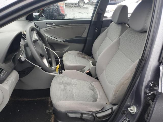 KMHCT4AE9GU162097 - 2016 HYUNDAI ACCENT SE GRAY photo 7