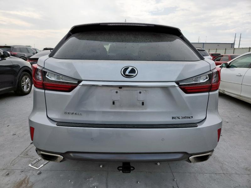 2T2ZZMCA4HC043522 - 2017 LEXUS RX 350 BASE SILVER photo 6