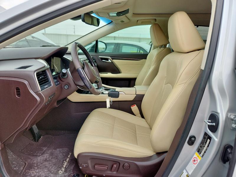 2T2ZZMCA4HC043522 - 2017 LEXUS RX 350 BASE SILVER photo 7