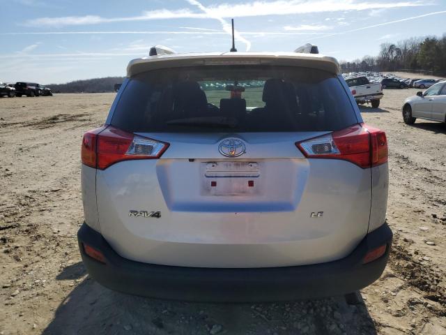 JTMZFREV7DD013552 - 2013 TOYOTA RAV4 LE SILVER photo 6