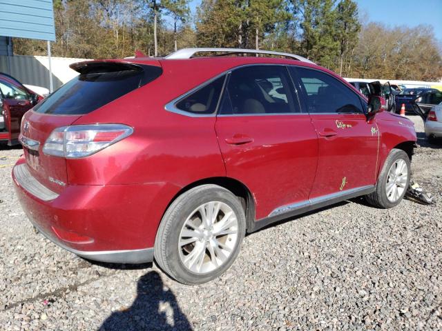 JTJBC1BA2A2024671 - 2010 LEXUS RX 450 BURGUNDY photo 3