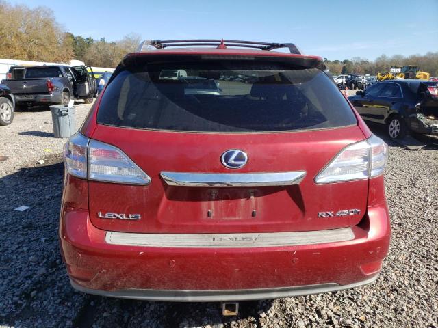 JTJBC1BA2A2024671 - 2010 LEXUS RX 450 BURGUNDY photo 6