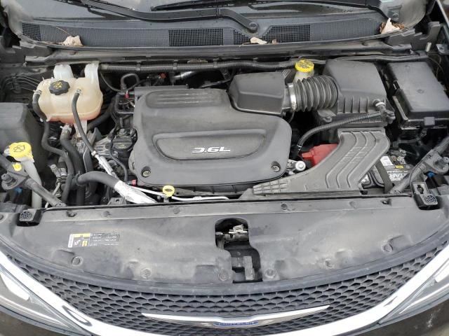 2C4RC1BG2HR654756 - 2017 CHRYSLER PACIFICA TOURING L BLACK photo 12