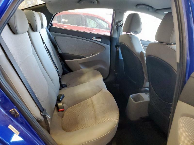 KMHCT4AE4DU409487 - 2013 HYUNDAI ACCENT GLS 蓝色 照片 10
