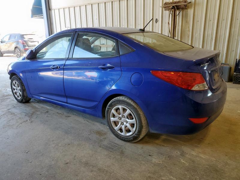 KMHCT4AE4DU409487 - 2013 HYUNDAI ACCENT GLS 蓝色 照片 2