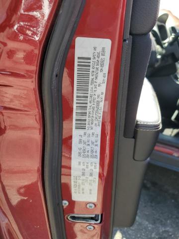 1C4PJMCB3HW556828 - 2017 JEEP CHEROKEE LATITUDE BURGUNDY photo 12