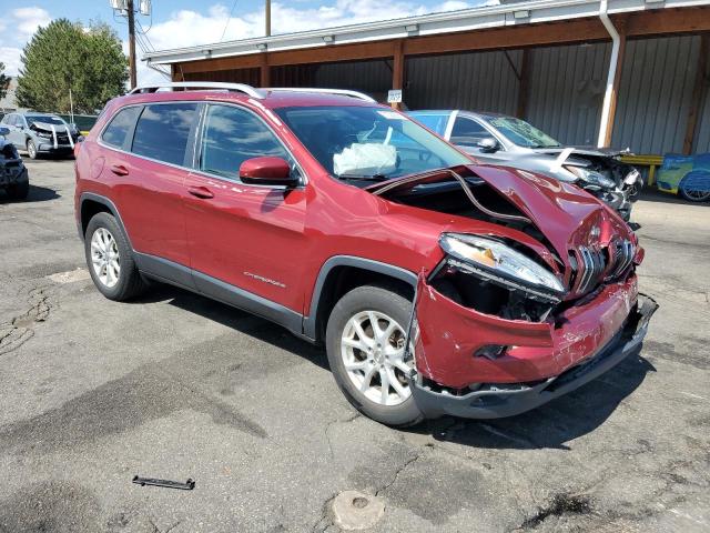 1C4PJMCB3HW556828 - 2017 JEEP CHEROKEE LATITUDE BURGUNDY photo 4