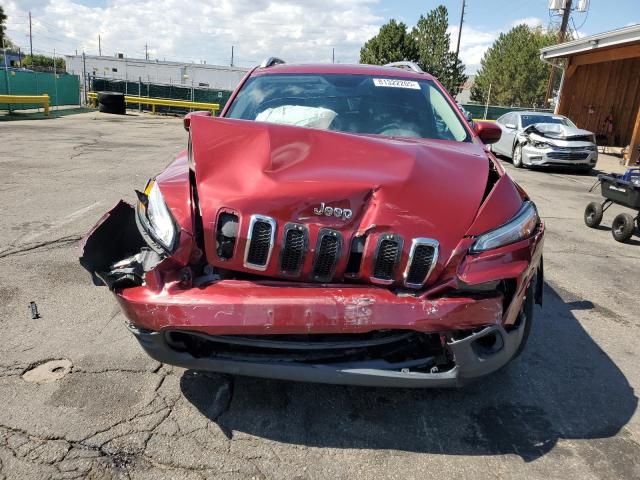 1C4PJMCB3HW556828 - 2017 JEEP CHEROKEE LATITUDE BURGUNDY photo 5