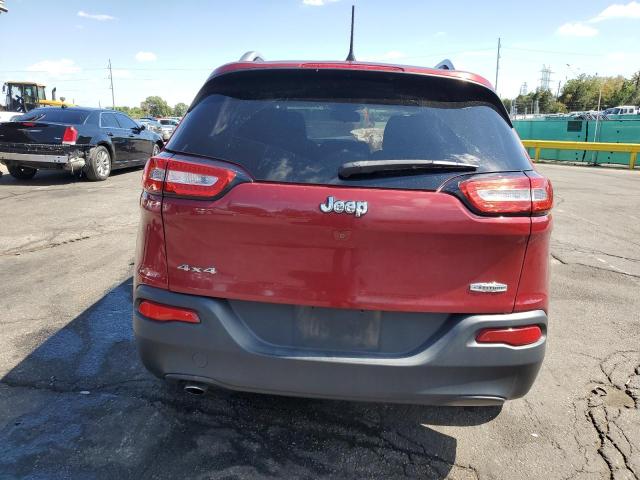 1C4PJMCB3HW556828 - 2017 JEEP CHEROKEE LATITUDE BURGUNDY photo 6