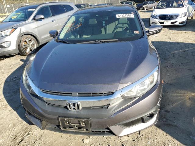 19XFC2F83HE044202 - 2017 HONDA CIVIC EX GRAY photo 5