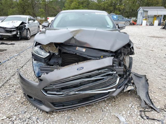 3FA6P0HD7ER193080 - 2014 FORD FUSION SE GRAY photo 5