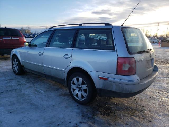 WVWYH63B03E152976 - 2003 VOLKSWAGEN PASSAT GLX 4MOTION SILVER photo 2