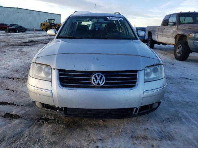 WVWYH63B03E152976 - 2003 VOLKSWAGEN PASSAT GLX 4MOTION SILVER photo 5