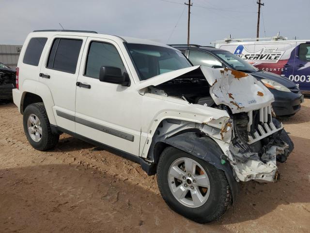 1J4PN2GKXAW175660 - 2010 JEEP LIBERTY SPORT WHITE photo 4