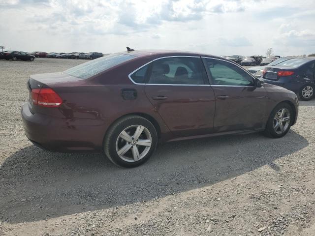 1VWBP7A39CC062275 - 2012 VOLKSWAGEN PASSAT SE ბურგუნდია ფოტო 3
