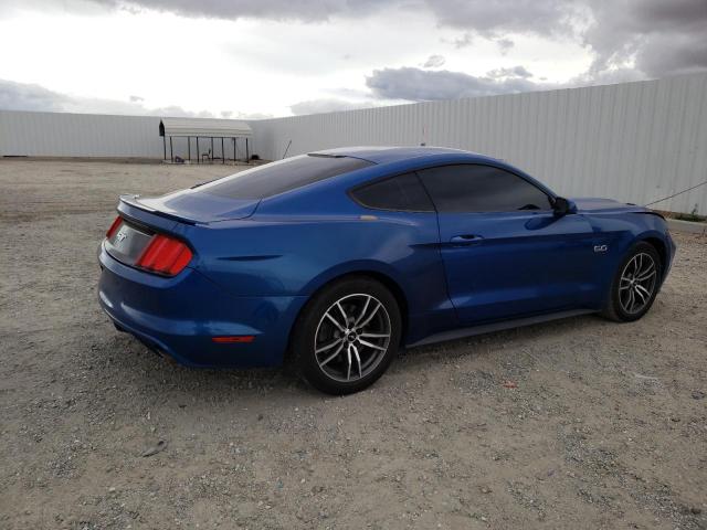 1FA6P8CF1H5247553 - 2017 FORD MUSTANG GT BLUE photo 3