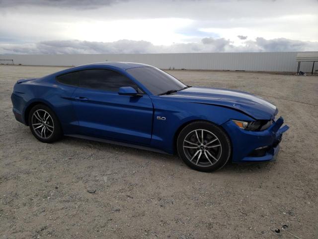 1FA6P8CF1H5247553 - 2017 FORD MUSTANG GT BLUE photo 4