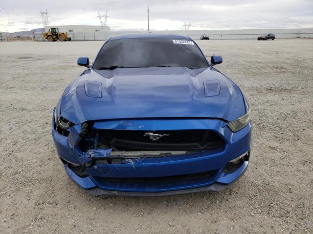 1FA6P8CF1H5247553 - 2017 FORD MUSTANG GT BLUE photo 5