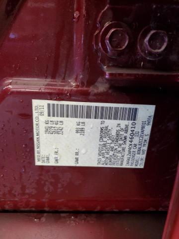 1N4AL2AP4CN460410 - 2012 NISSAN ALTIMA BASE 勃艮第红 照片 14