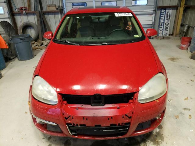 3VWRM71K78M014536 - 2008 VOLKSWAGEN JETTA SE RED photo 5