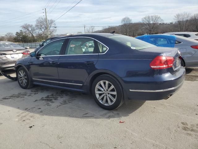 1VWCH7A37CC023704 - 2012 VOLKSWAGEN PASSAT SEL BLUE photo 2