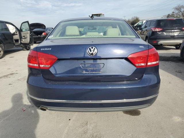 1VWCH7A37CC023704 - 2012 VOLKSWAGEN PASSAT SEL BLUE photo 6