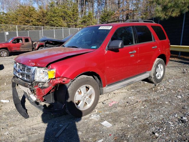 1FMCU9DG8BKC35519 - 2011 FORD ESCAPE XLT RED photo 1